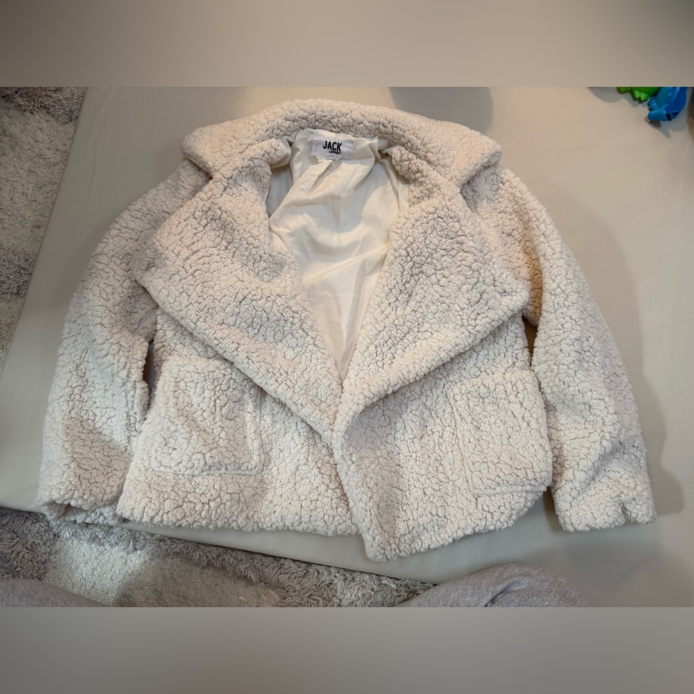 BB Dakota Cream Sherpa Jacket